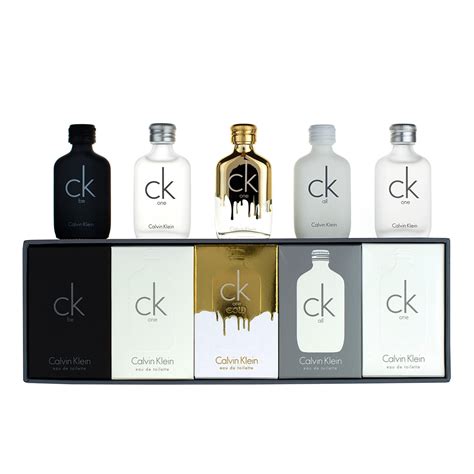 calvin kleinck miniature fragrance set for him